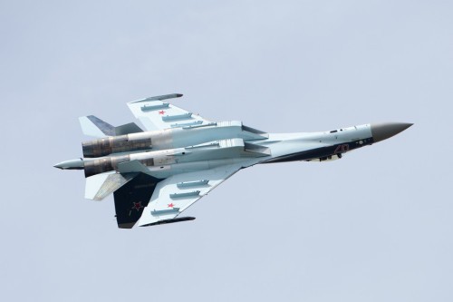 Máy bay chiến đấu đa năng Su-35 do Nga chế tạo.